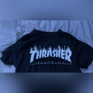 Two different colour thrasher shirts, small, (not real thrasher)